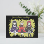 Einladung von drei Schwestern (Stehend Vorderseite)