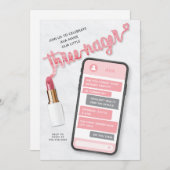 Einladung von Drohenage Girl zum dritten Geburtsta (Vorne/Hinten)