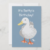Einladung von Duck Birthday (Vorderseite)