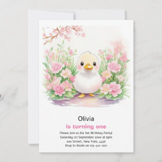 Einladung von Duck Girl zum Geburtstag