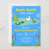 Einladung von Ducky Birthday (Vorderseite)