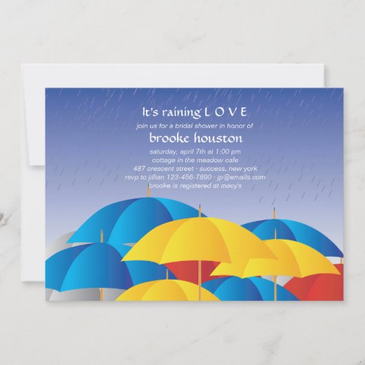 Einladung von Duschen (Vorderseite)