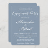 Einladung von Dusty Blue (Vorne/Hinten)