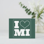 Einladung von East Lansing (MI) Postkarte (Stehend Vorderseite)