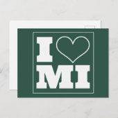 Einladung von East Lansing (MI) Postkarte (Vorne/Hinten)