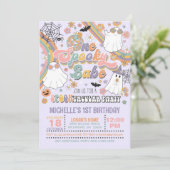 Einladung von einer Spooky Babe zum Geburtstag - M (Stehend Vorderseite)