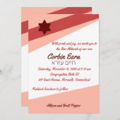 Einladung von einfachen Angles Lachs (Vorne/Hinten)