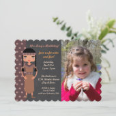 Einladung von einheimischen Amerikanischen Ureinwo (Stehend Vorderseite)