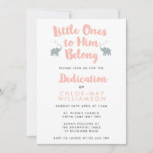 Einladung von Elefanten zur Christlichen Dedicatio (Vorderseite)