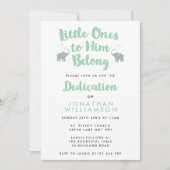 Einladung von Elefanten zur Christlichen Dedicatio (Vorderseite)