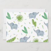 Einladung von Elephant Birthday (Rückseite)