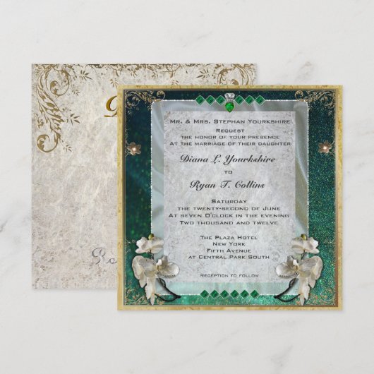 Einladung von Emerald Diamond (Vorne/Hinten)