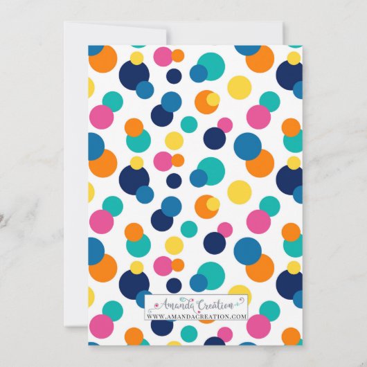 Einladung von Emoji Birthday (Rückseite)