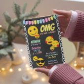 Einladung von Emoji Birthday