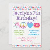 Einladung von Emoji zum Geburtstag (Vorderseite)