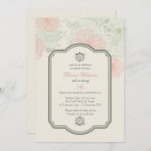 Einladung von empfindlichen Petalen (Vorne/Hinten)