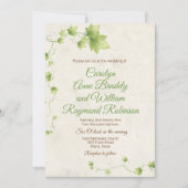 Einladung von English Ivy Wedding (Vorderseite)