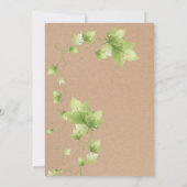 Einladung von English Ivy Wedding (Rückseite)