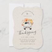 EINLADUNG VON Erntedank | Rustikale Herbsternte (Vorderseite)