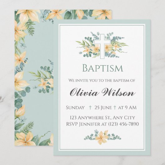 Einladung von Erwachsenen (Vorne/Hinten)