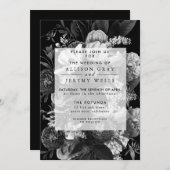 Einladung von Ethereal Floral Hochzeit (Vorne/Hinten)