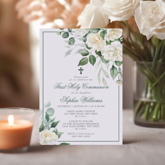 Einladung von Eukalyptus White