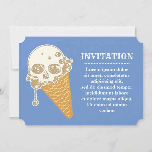 Einladung von Evil Ice Cream Cone (Vorderseite)