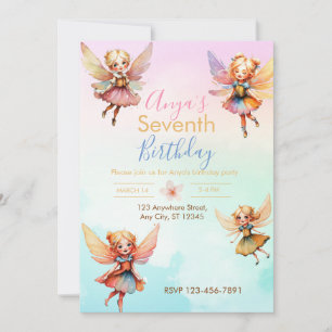 Einladung von Fairy Birthday