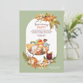 Einladung von Fall Cheeseboard (Stehend Vorderseite)