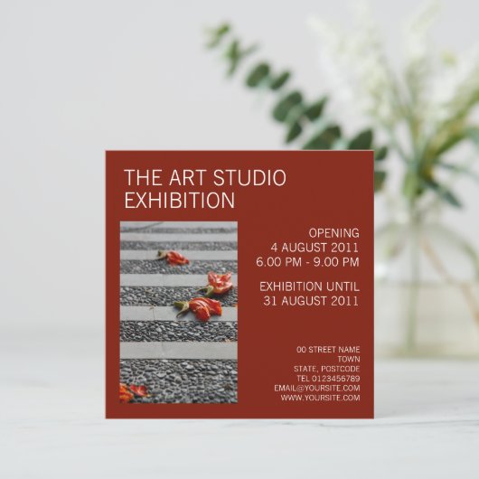 Einladung von Falltieren (Stehend Vorderseite)