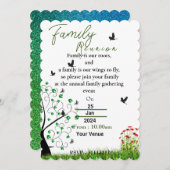 Einladung von Familie Reuion (Vorne/Hinten)