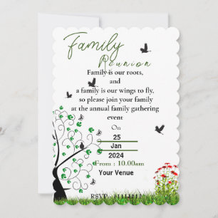 Einladung von Familie Reuion