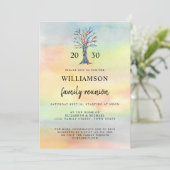 Einladung von Family Wiedersehen Tree (Stehend Vorderseite)