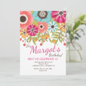 Einladung von Farben (Stehend Vorderseite)