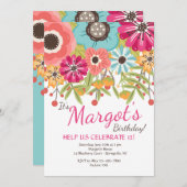 Einladung von Farben (Vorne/Hinten)