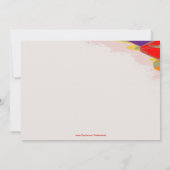 Einladung von Farbstiften (Rückseite)