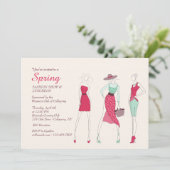 Einladung von Fashion Diva (Stehend Vorderseite)