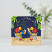 EINLADUNG VON FEIERN (Stehend Vorderseite)