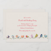 Einladung von Fethered Friends (Vorne/Hinten)