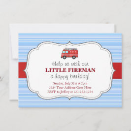 Einladung von Feuerwehrfahrzeugen zum Geburtstag