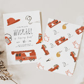 Einladung von Feuerwehrfahrzeugen zum Geburtstag