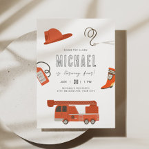 Einladung von Feuerwehrfahrzeugen zum Geburtstag