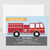 Einladung von Feuerwehrfahrzeugen zur Geburtstagsp (Vorne/Hinten)