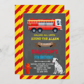 Einladung von Feuerzeugen und Dalmatinern (Vorne/Hinten)