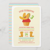 Einladung von Fiesta Birthday (Vorne/Hinten)