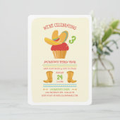 Einladung von Fiesta Birthday (Stehend Vorderseite)