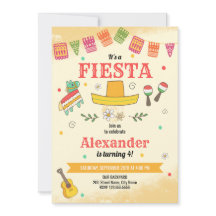 Einladung von Fiesta Birthday
