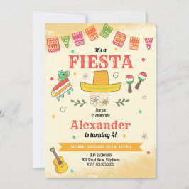Einladung von Fiesta Birthday