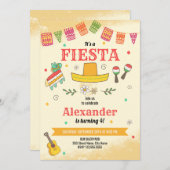 Einladung von Fiesta Birthday (Vorne/Hinten)