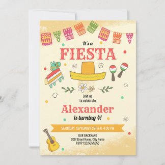 Einladung von Fiesta Birthday